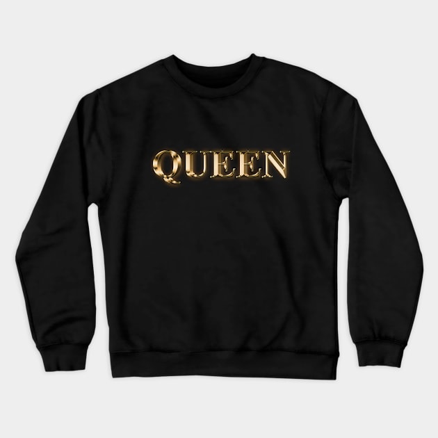 Queen Crewneck Sweatshirt by IronLung Designs